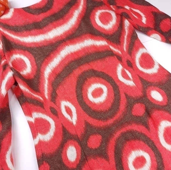 Tory Burch Linen Boho Smock Top Boat Neck Tunic Sz 4 - Picture 16 of 16